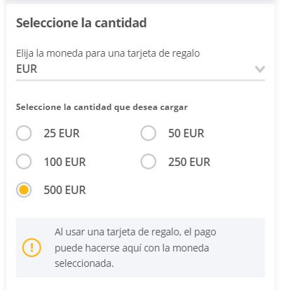 Cómo comprar una tarjeta regalo